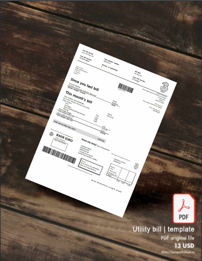 Utility bill | Albanian Power | Albania